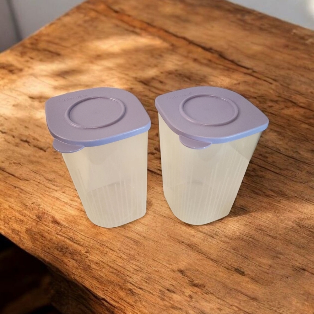 Purple Lid Storage Containers